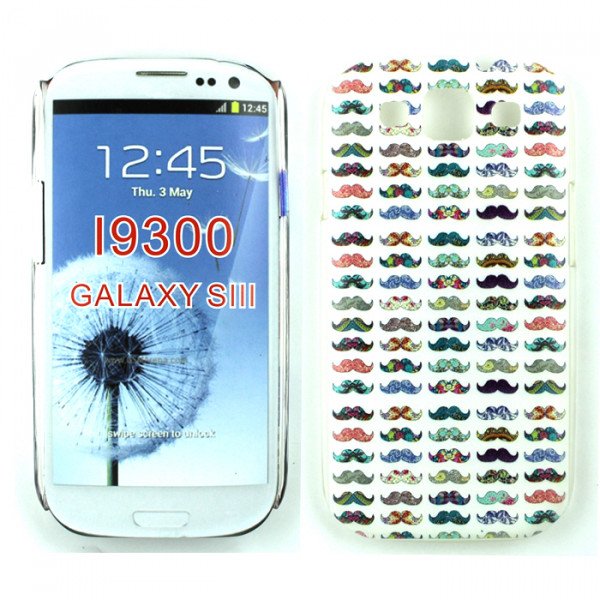 Wholesale Samsung Galaxy S3 Full Mustache Design Case